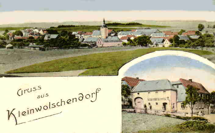 Eine Postkarte aus dem Jahre 1917